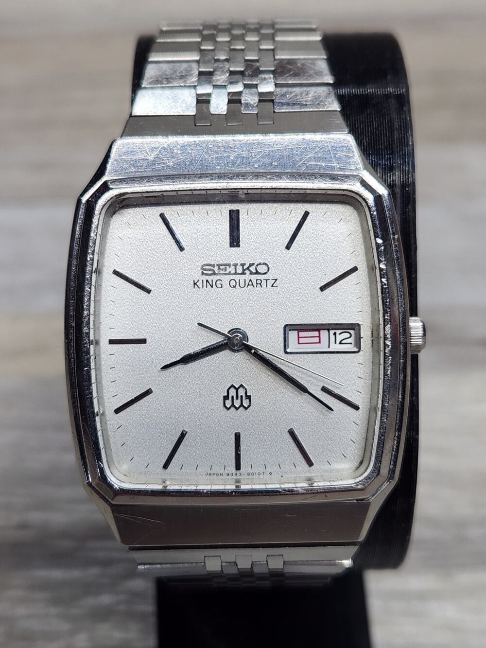 Seiko King Quartz 9443 5010T Mens Watch. Working, New Crystal And Battery. KQ